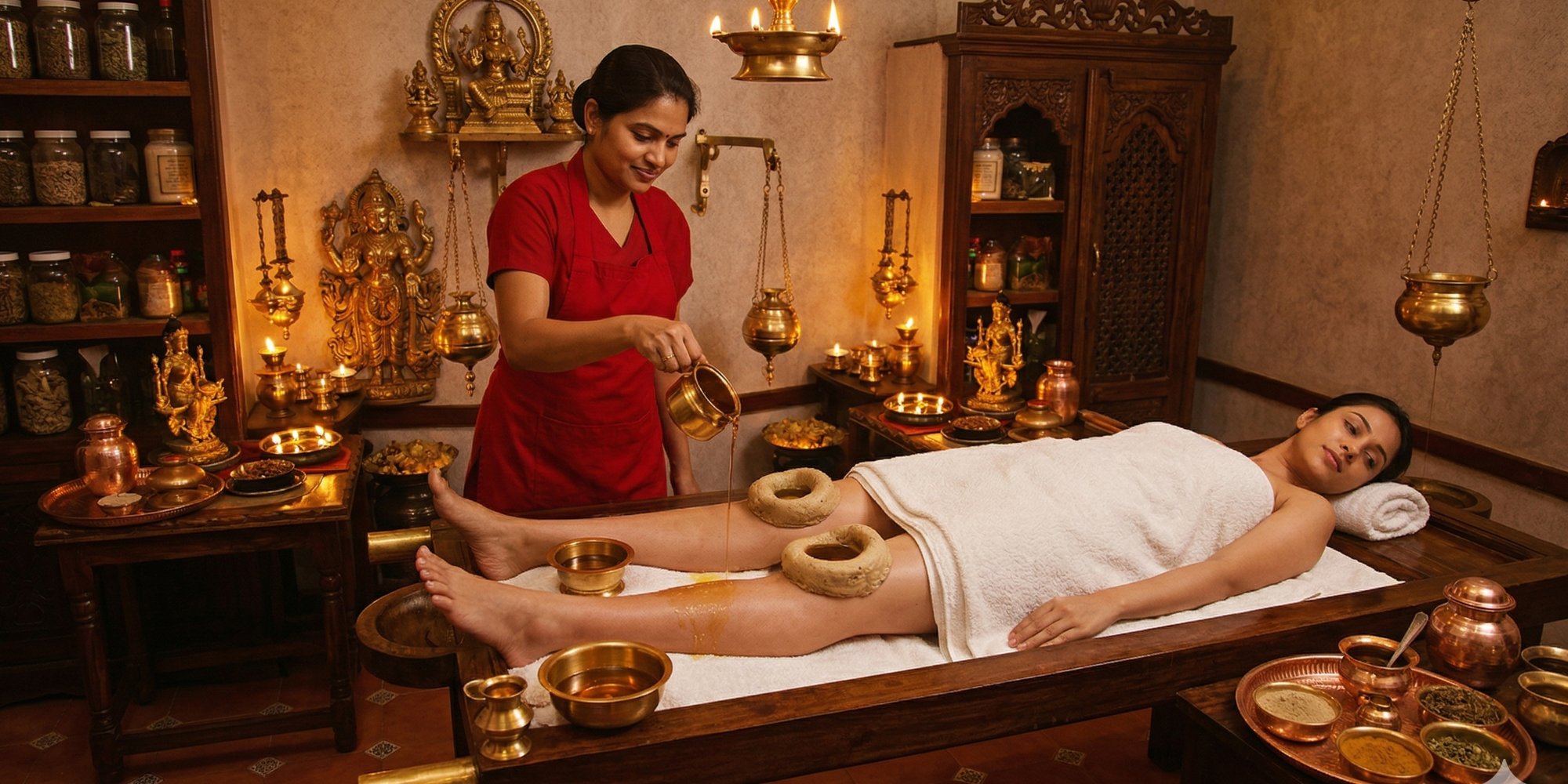 Janu Basti (Knee Oil Reservoir)