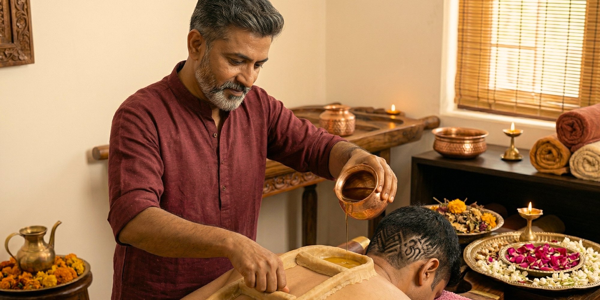 Meru Basti (Spinal Column Oil Pool)